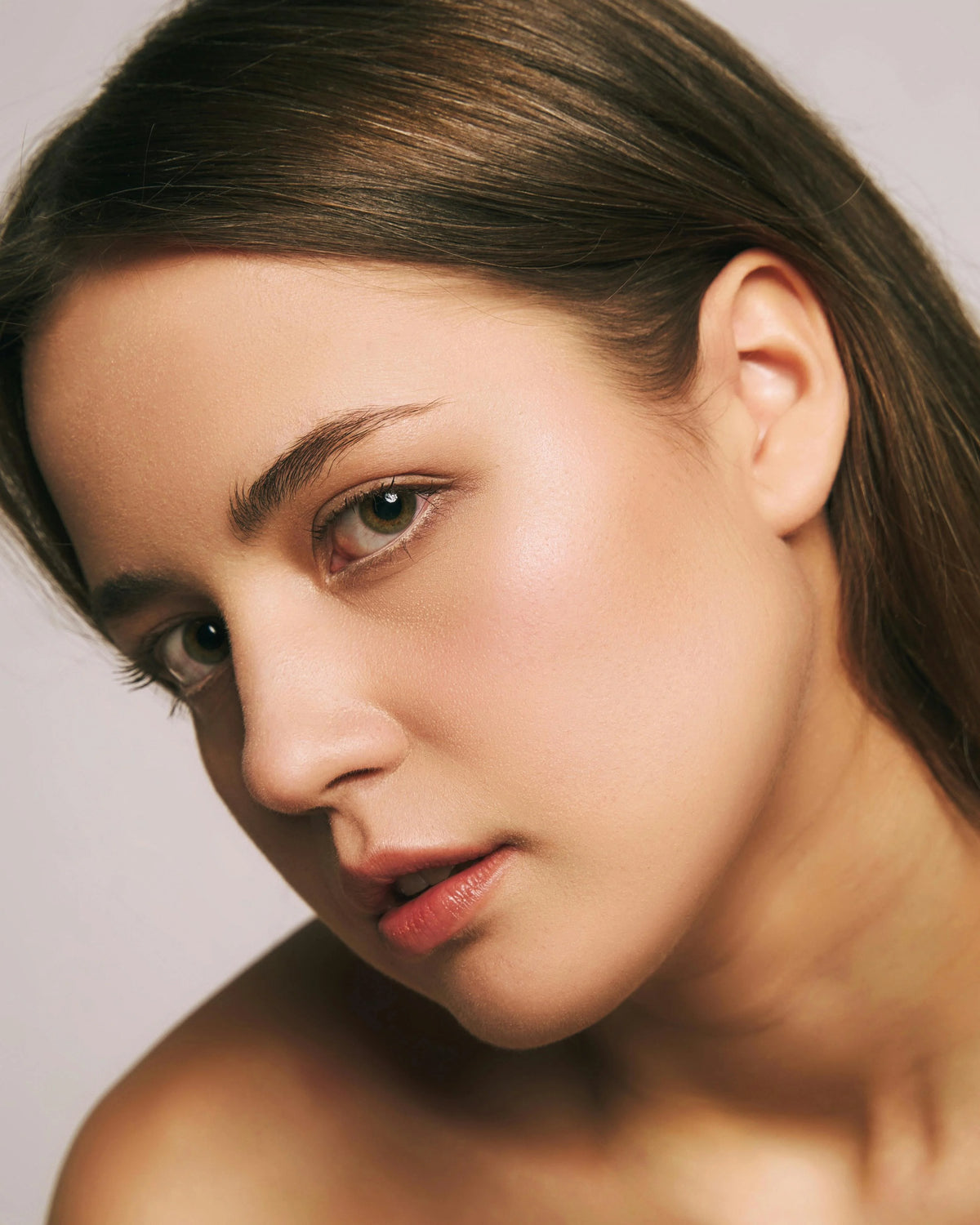 Skin after using Auri Honey Balm — glowing and restored